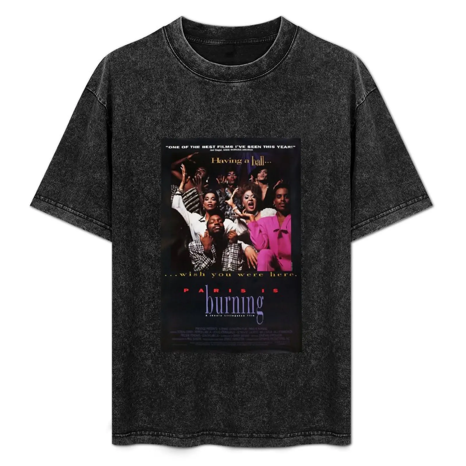 

Paris Is Burning 1990 T-Shirt oversized baggy shirts cute tops fitted t shirts for men