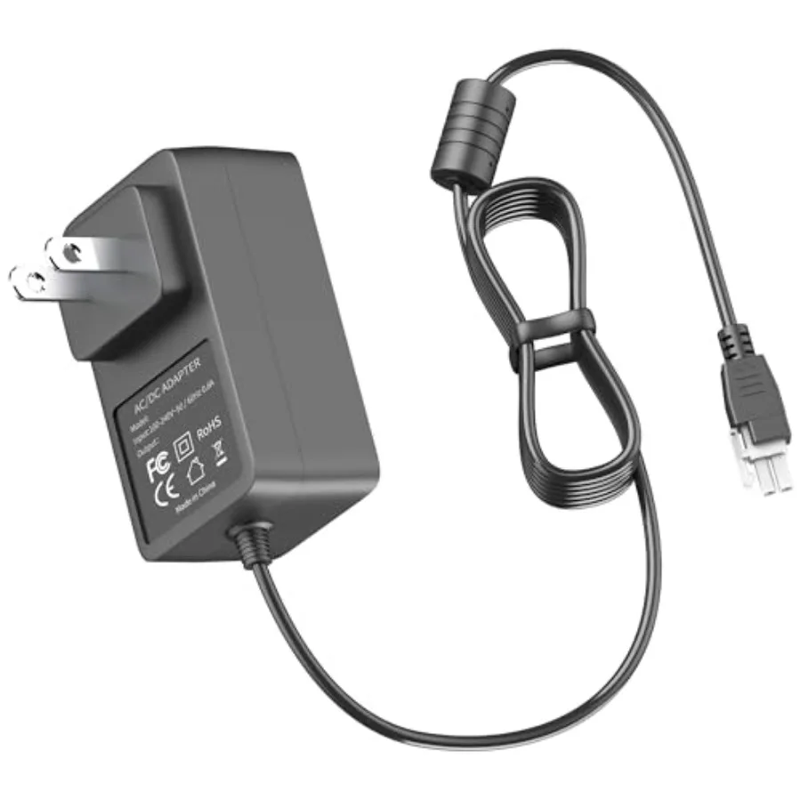 24V Power Cord for Linak SMPS002 Homeline Deskline Adjustable Bed Base Compatible with Leggett and Platt and Beautyrest Adjusta