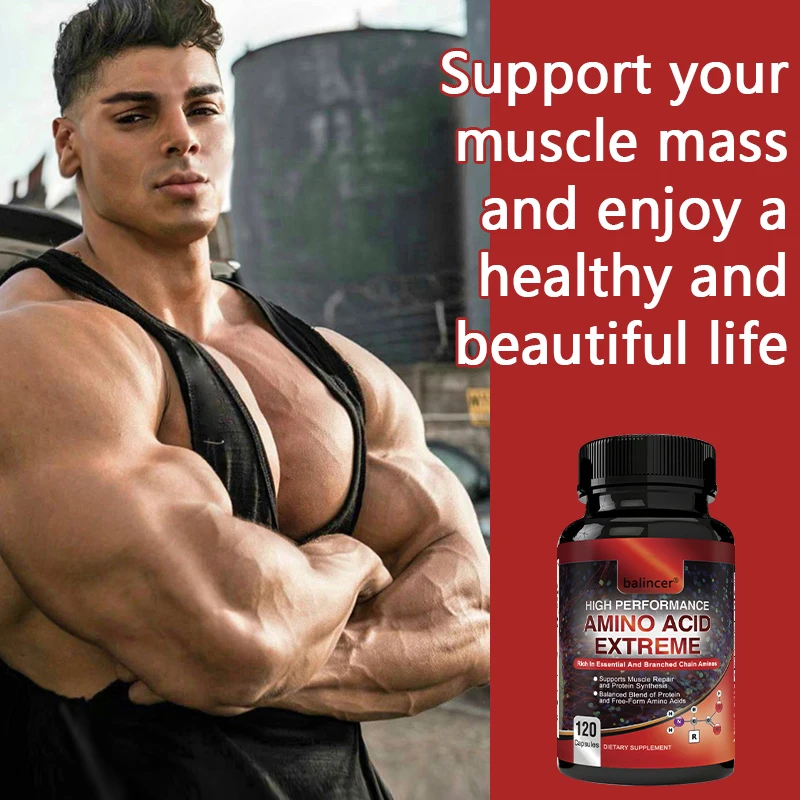 High Performance Amino Acids - Rich in Amino Acids and BCAAs - Muscle Replenishment, Repair and Growth, Workout Supplement