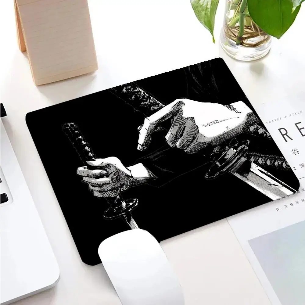 Japan Katana Mouse Pad Multiple Sizes Square Computer Office Game Table Mats Hd Rubber Anti Slip Mousepads Small Decor Desk Pads