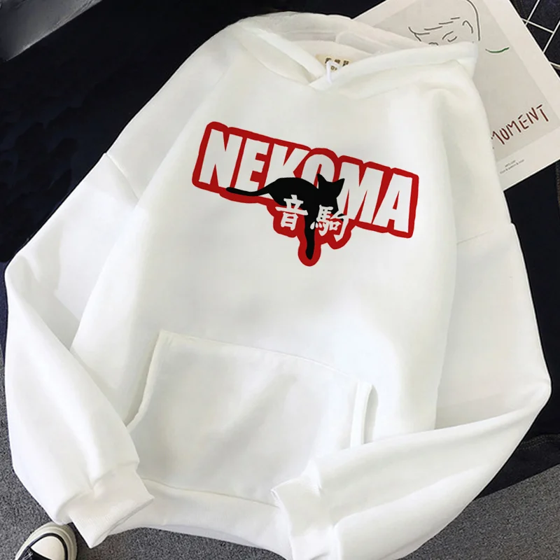 Oya Oya Oya Haikyuu Japan Anime Teen Student Boy Hoodie Men Kawaii Cartoon Nekoma Graphic Streetwear Kuroo Volleyball Sweatshirt