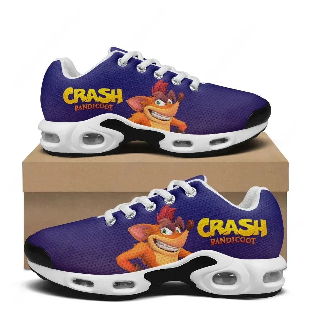 Crash Bandicoot Air Cushion Sneakers Mens Womens Teenager Lightweight Sports shoes High Quality Custom Leisure Mesh Sneaker