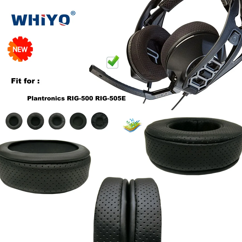 

Replacement Ear Pads for Plantronics RIG-500 RIG-505E Headset Parts Leather Cushion Velvet Earmuff Headset Sleeve Cover