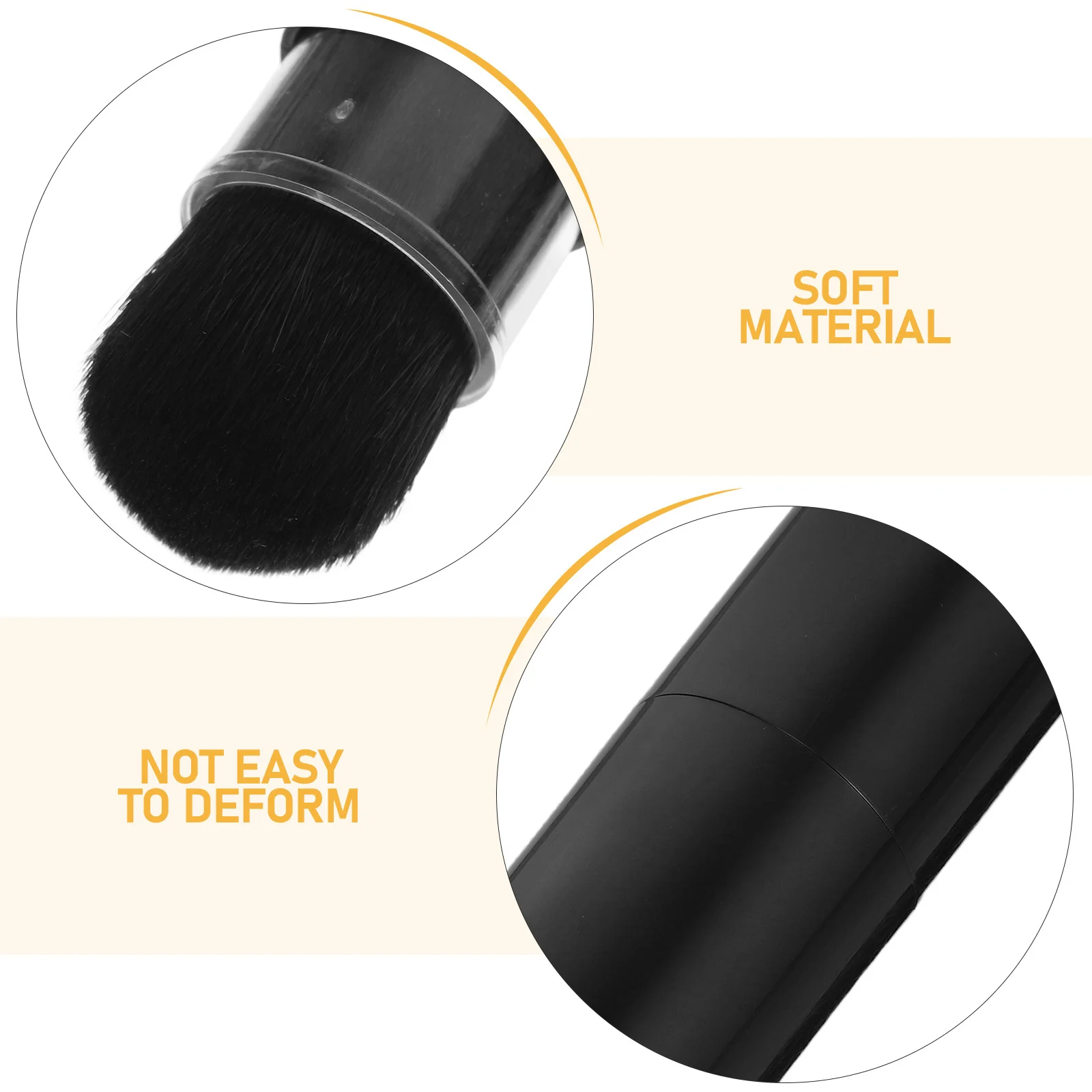 فرشاة بودرة متعددة الوظائف، فرشاة مكياج صغيرة ناعمة للسفر لإعداد الوجه وأحمر الخدود، تصميم مدمج محمول سهل التنظيف #2