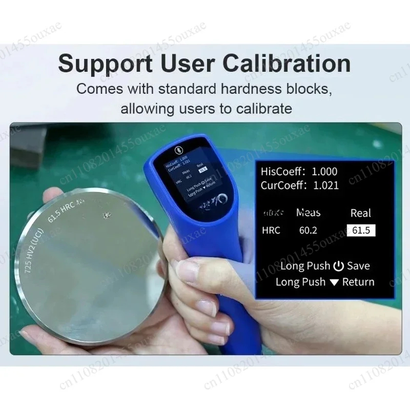 170~960HLD Calibration Block Maintenance Spare Parts for Handheld Hardness Tester Steel Iron Bronze Workpiece Detection