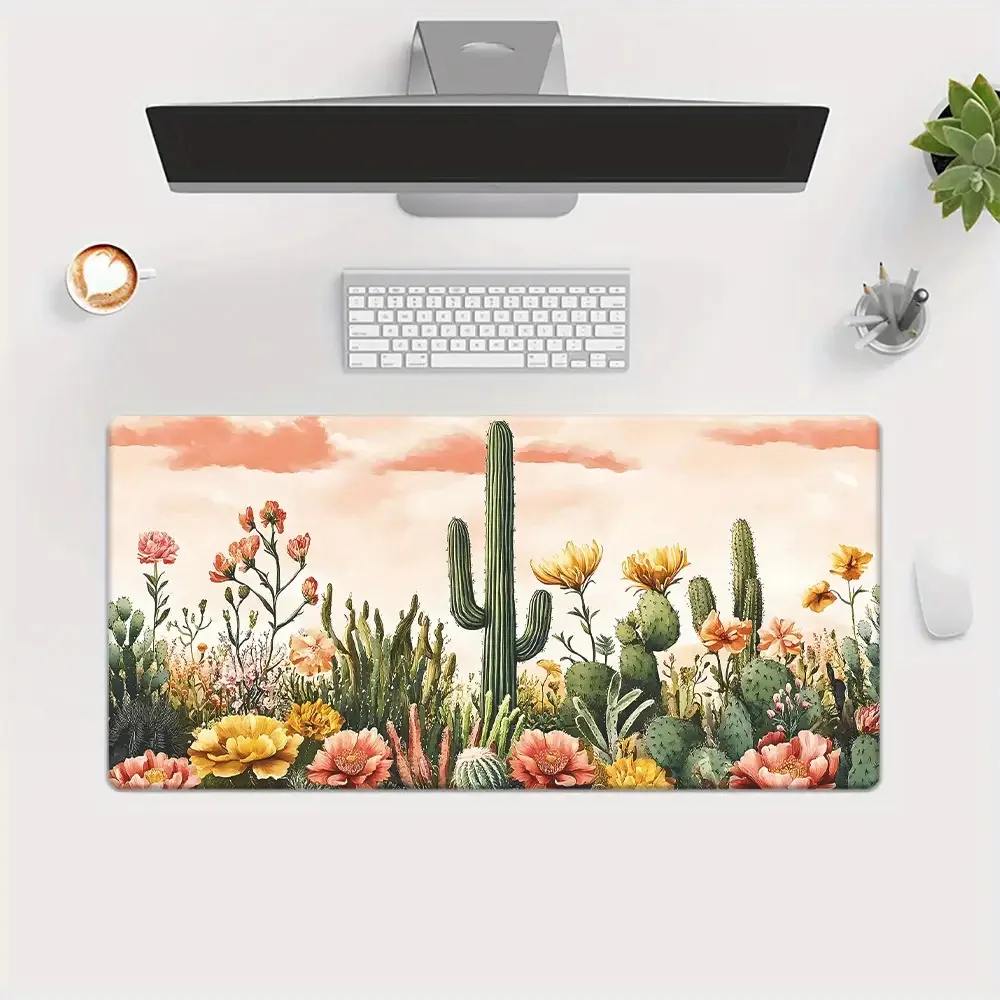 

Cactus Desert mousepad is made of anti-slip rubber washable durable and high-quality computer accessories, suitable for home use