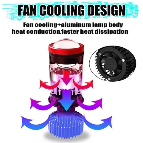 H4 LED Headlights 300000LM 300W CANBUS Plug-N-Play Turbo Auto Bulb High Low Light Fog Lamp 12V 24V Mini H4 Car Lights 6000K 8 best sales y6 led h4 - №7