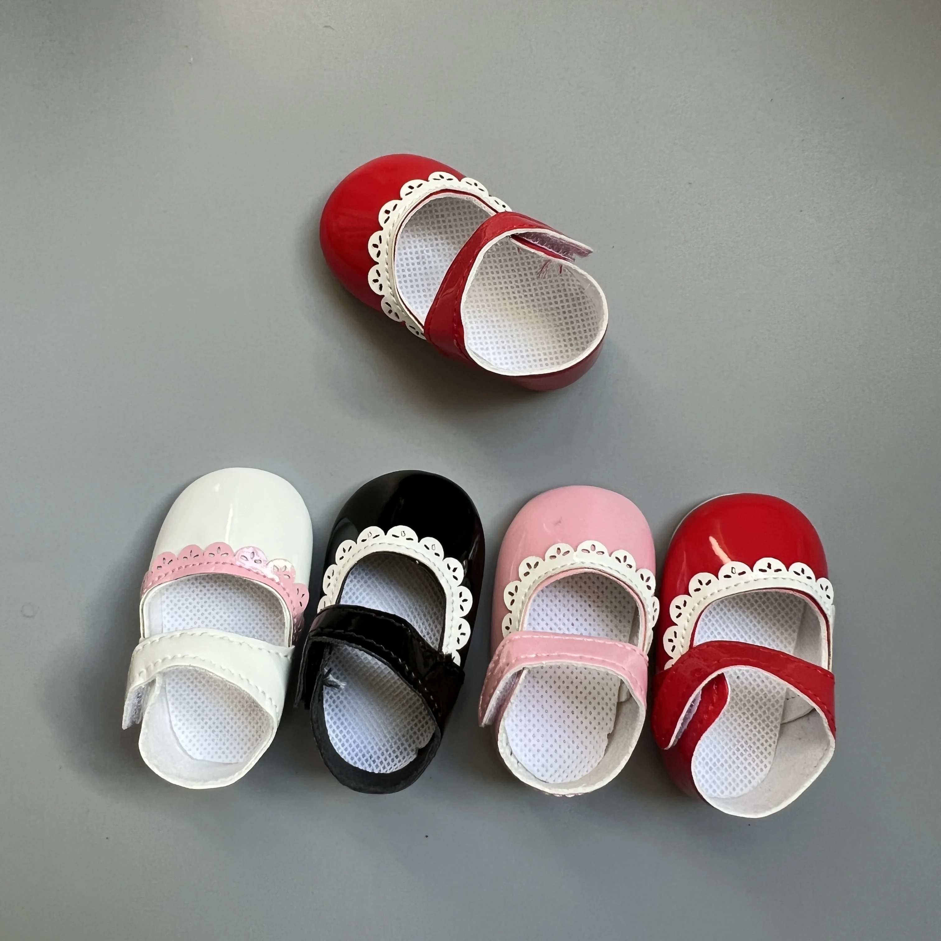 

Doll Shoes for 55cm 22inch Reborn Baby Doll PU Accessories Gift for Kids Children Reborn Baby Dolls Gift