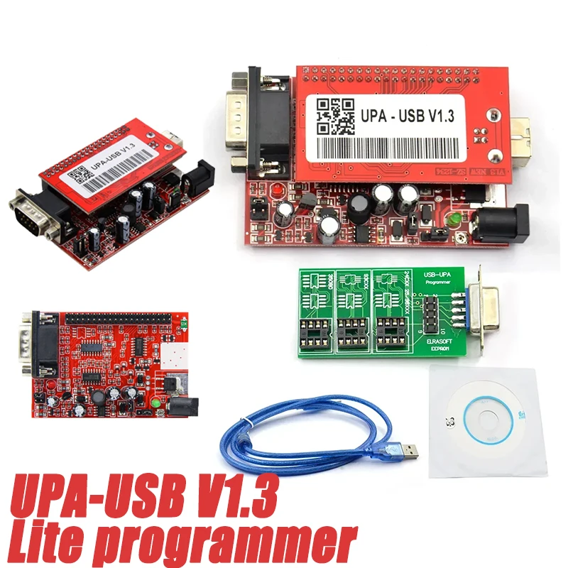 UPA USB PRO V1.3 SN:050D5A5B ECU Chip Tunning with 350MB Full Script Upa Usb Programmer 2023 Full Eeprom Adapter Supported Win10