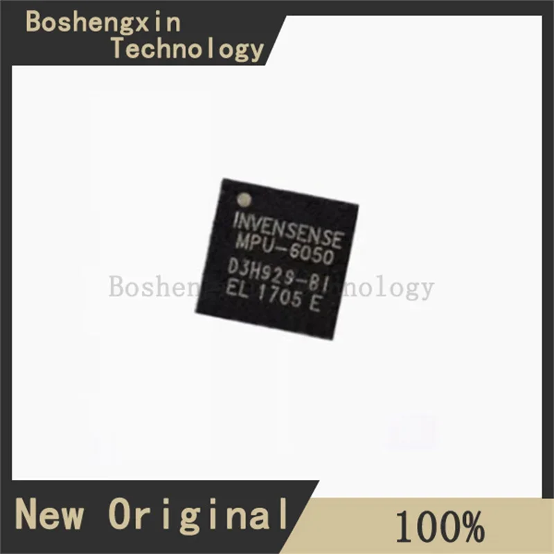 1Pcs MPU-6050 Three-axis accelerometer and three-axis gyroscope, working voltage: 2.375V~3.46V QFN-24  MPU-6050