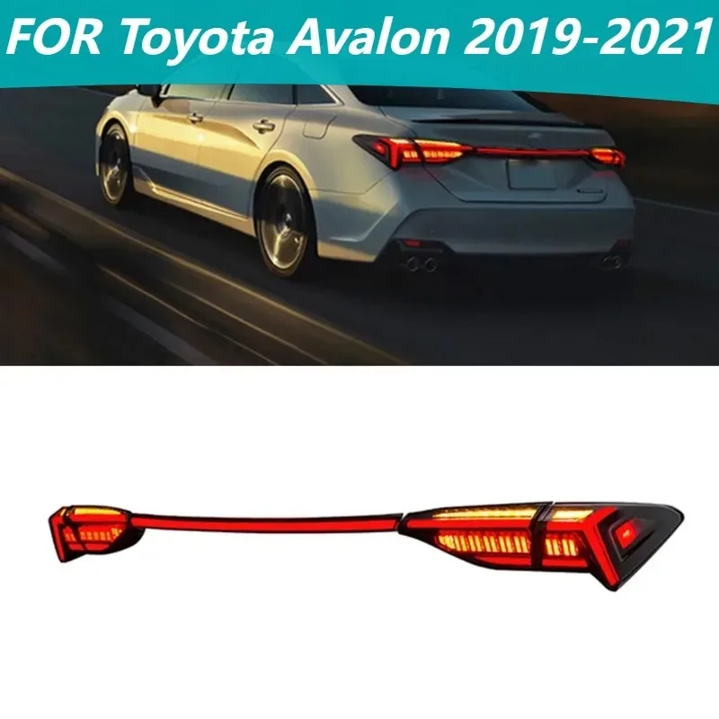 

For Toyota Avalon 2019-2021 LED Tail Lights, Smoke Plug and Play Brake Lamp with Turn Signal