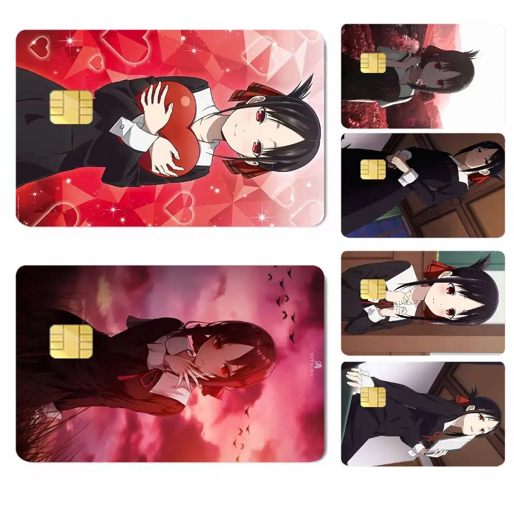 Kaguya Sama-a Love is W-War Credit Card HD Stickers Premium matte film effectively prevents fingerprints and daily abrasion.