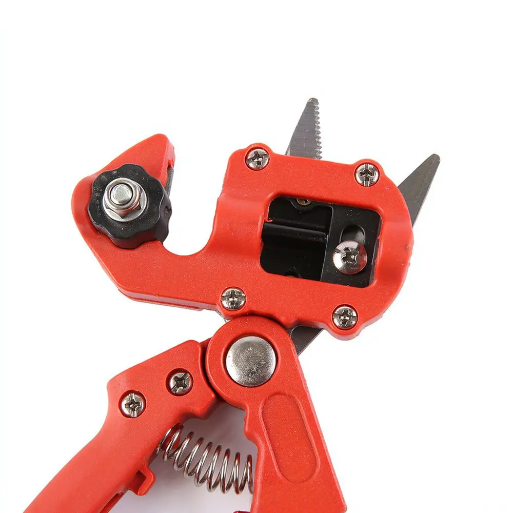 Red Garden Grafting Tool Professional Stainless Steel Pruning Shears For Fruit Tree Nursery Plant Cutting Grafting Machine