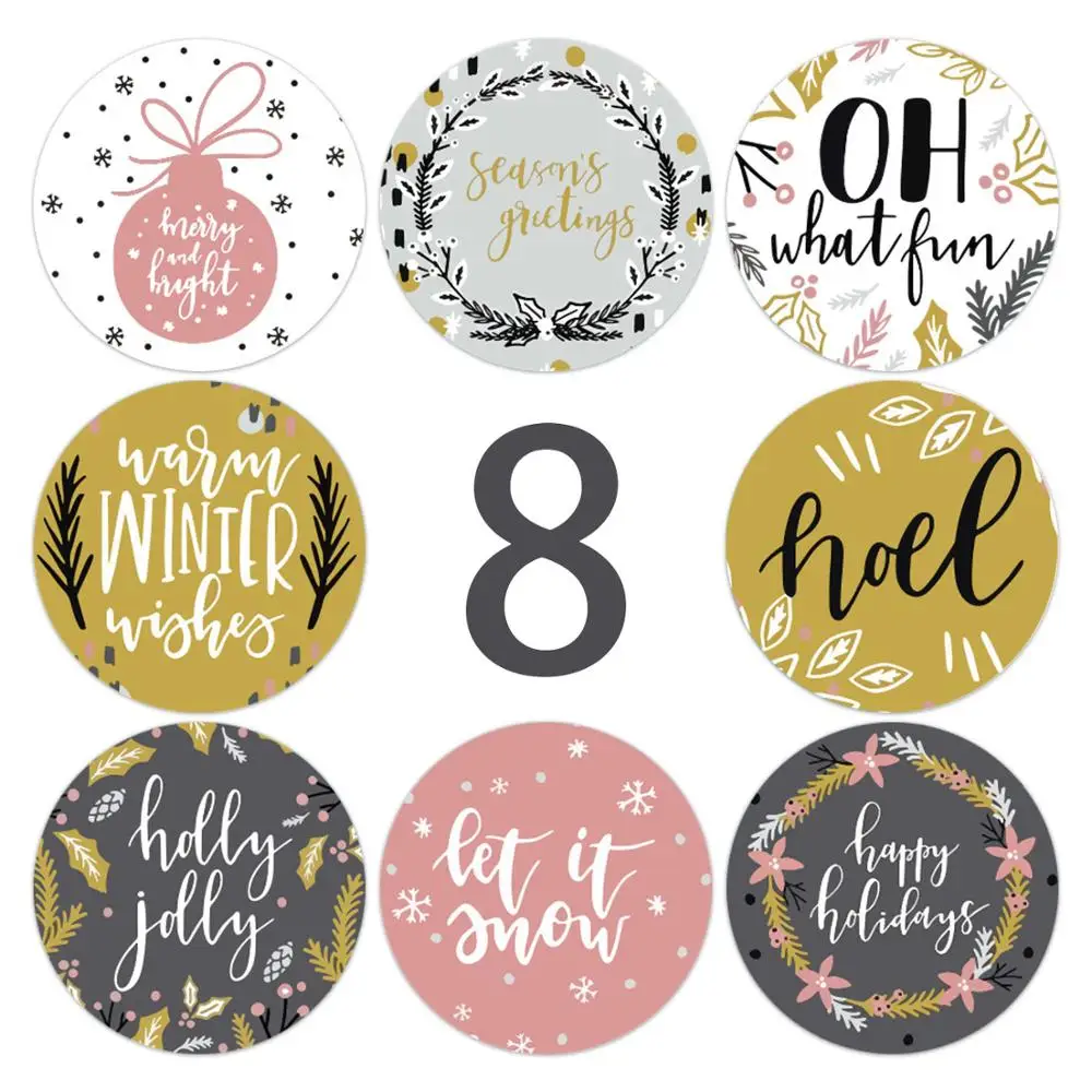 New Gift Sealing Stickers 50-500pcs Thank You Design Diary Scrapbooking Stickers Festival Birthday Party Gift Decorations Labels