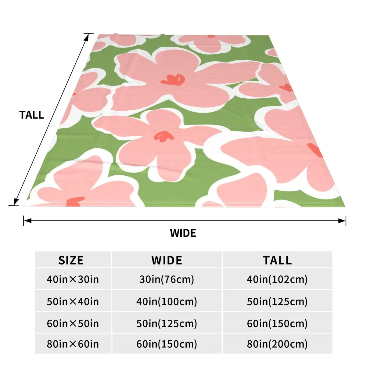 Flower Coloring Pattern Blanket Flannel Sofa Throw Blanket Multi-function for Couch Bedding Office Throws Bedspread Quilt