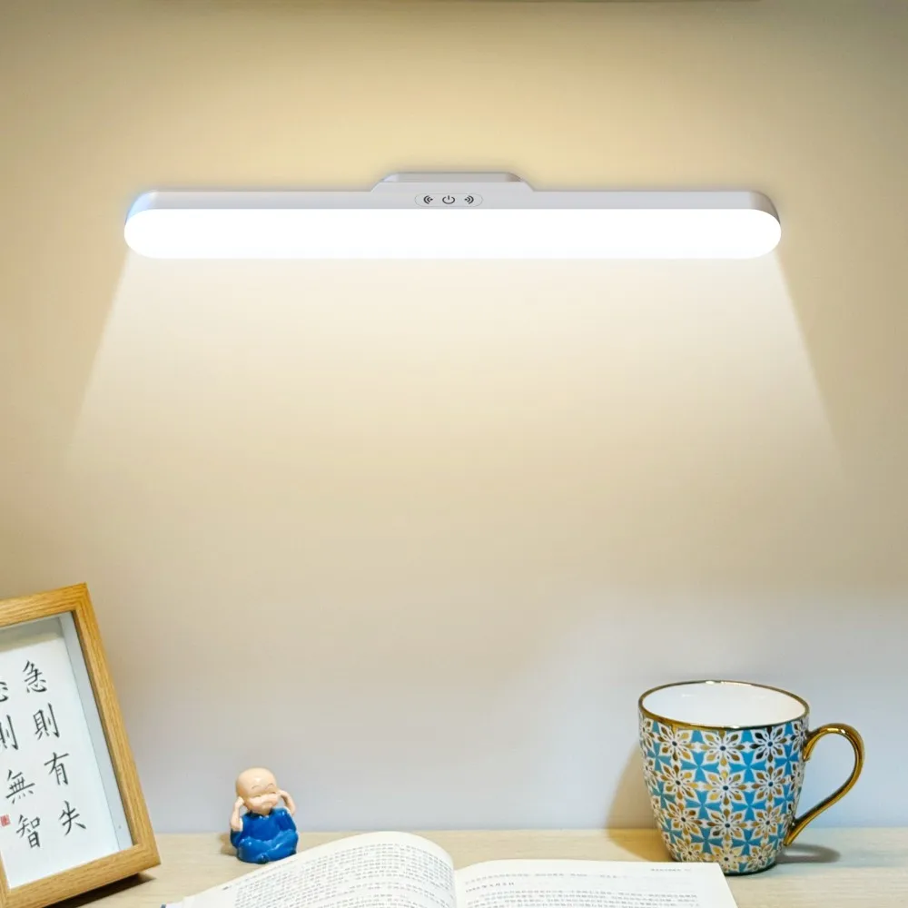 

1PCLED magnetic strip night light, adjustable brightness, three colors, suitable for cabinet, bedroom headboard, dormitory light