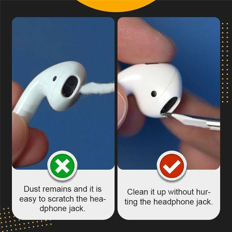 Wireless Bluetooth Headphone Cleaning Pen Durable Earbuds Case Cleaner Kit Clean Brush For AirPods Por Samsung Xiaomi Earphone view 4