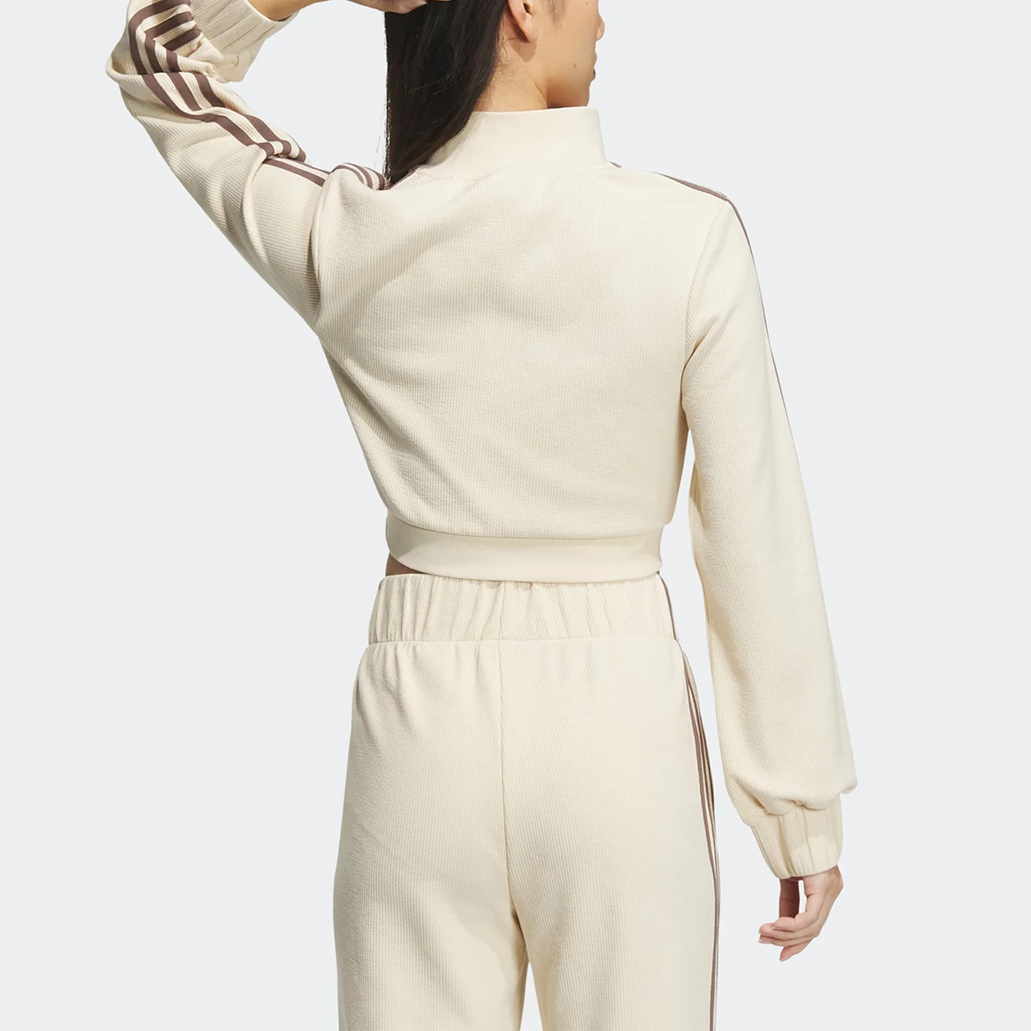 Adidas genuine Trefoil New Women's Breathable Sports Stand Collar Jacket IP3005