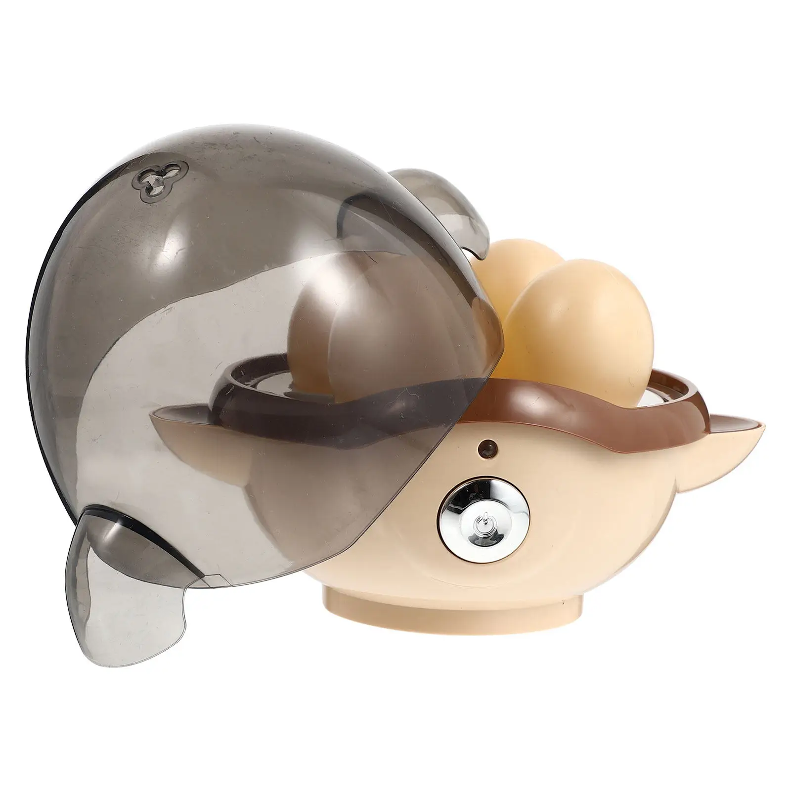 

Simulated Eggs Steamer Khaki Educational Mini Kitchen Plaything for Kids Cooking Learning Hand Eye Coordination