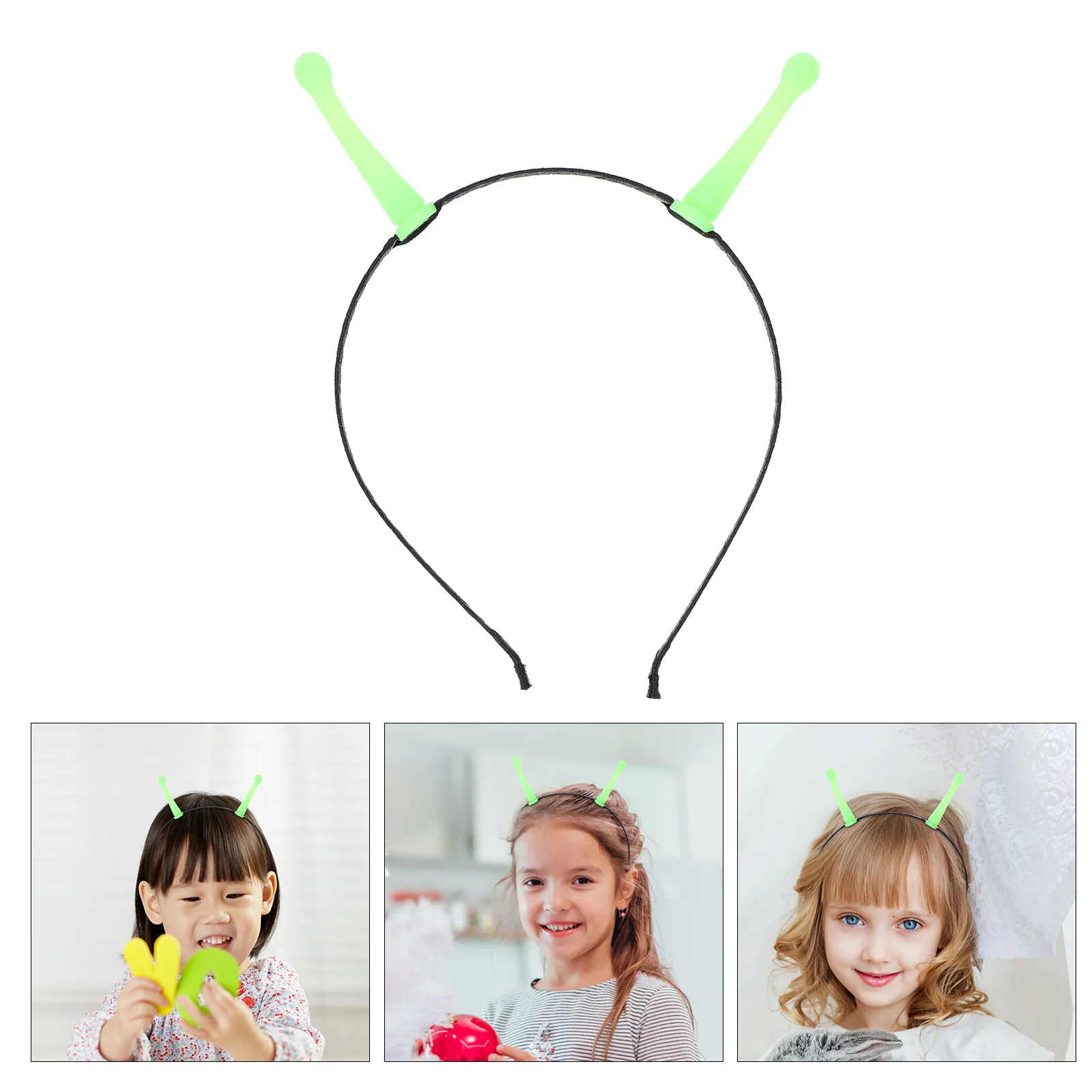 Alien Headband Hair Accessories Halloween Costumes Photo Booth Props Antenna Baby Clothes Boppers Headpiece Outdoor