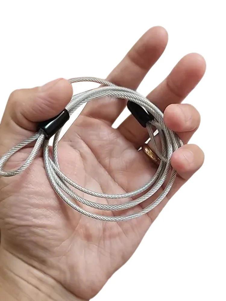 AliExpress 0.5/1/2Meters Bicycle Lock Wire Cycling Strong Steel Cable Lock MTB Road Bike Lock Rope Anti-theft Security Bicycle Accessories