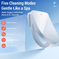 EU Smartmi Smart Toilet Seat Lid 2S Electric Toilet Cover Antibacterial Smart Heated Bidet Toilet Seat With Remote Control