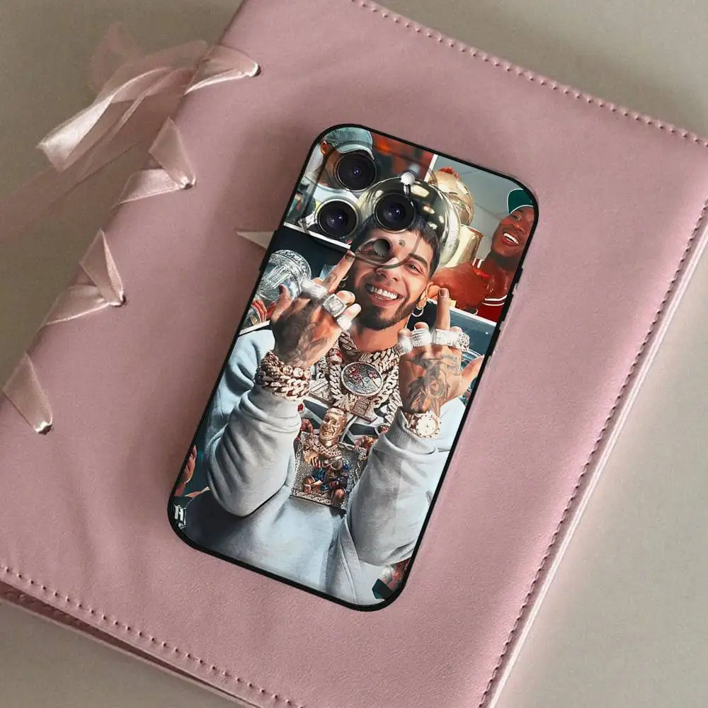 Hip Hop Rapper Anuel AA Phone Case For IPhone 17 15 Pro Max 14 Pro 12 11 13 Mini X XR XS 16 Plus SE Back Cover