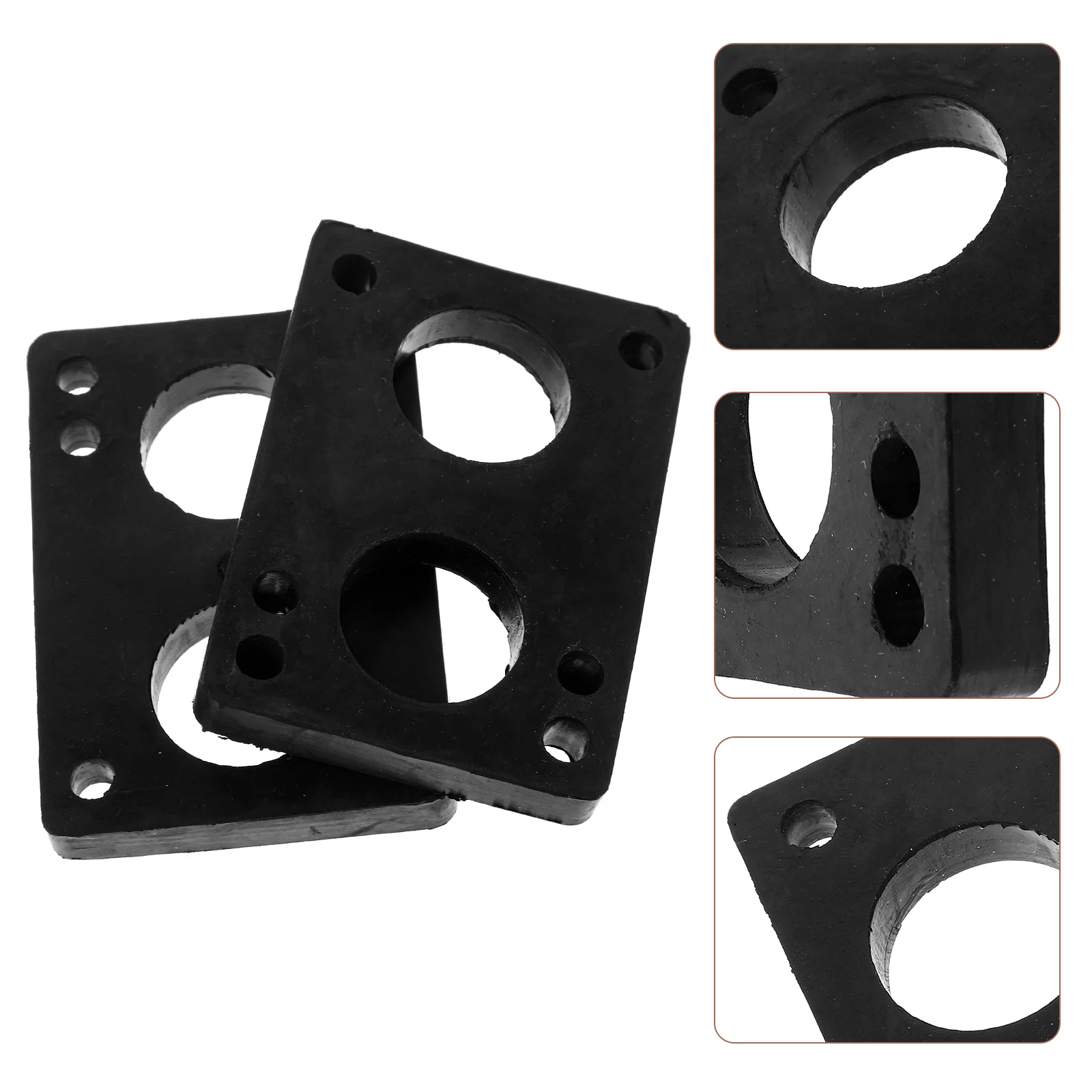 2 قطعة منصات امتصاص الصدمات لوح التزلج زيادة الناهض ل Longboard التخميد جوانات لوح التزلج الاستقرار دائم Pu الاهتزاز