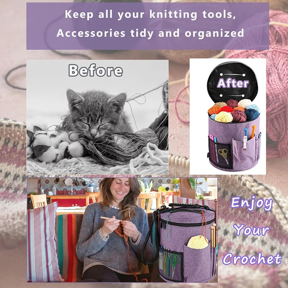 Knitting Tool Storage Bag 6
