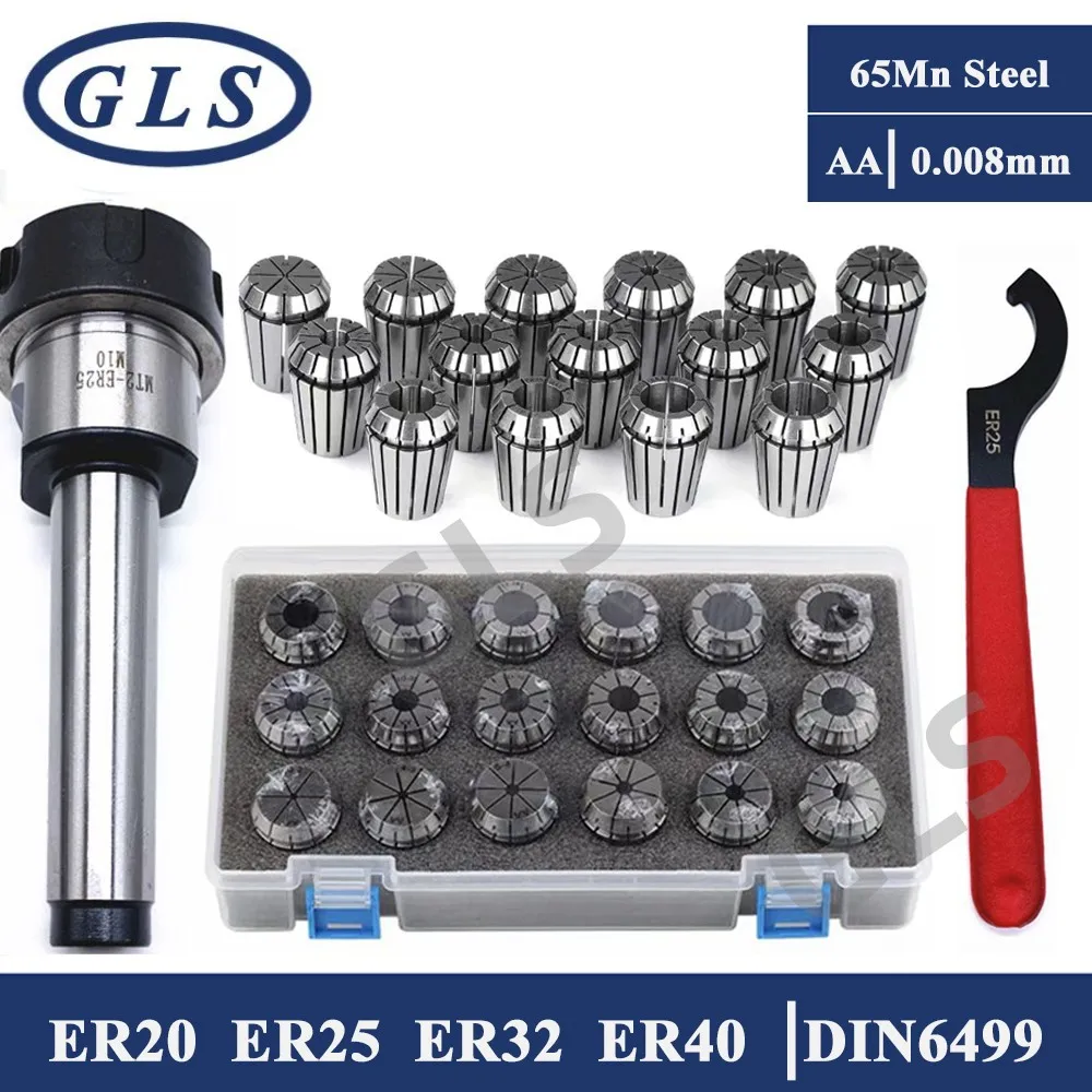 CNC Milling Tool Holder Suit Set, Chuck Spring Grampos, ChuckMorse Holder, ER20 ER25 ER32 ER40 ER, MTB2 MTB3 MTB4 MTB5