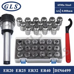 CNC Milling Tool Holder Suit Set, Chuck Spring Grampos, ChuckMorse Holder, ER20 ER25 ER32 ER40 ER, MTB2 MTB3 MTB4 MTB5