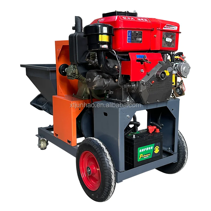 

HotSmall Convenient Paint Sprayer for Construction Site Cement Mortar Plastering Machine Paint Spray Gun