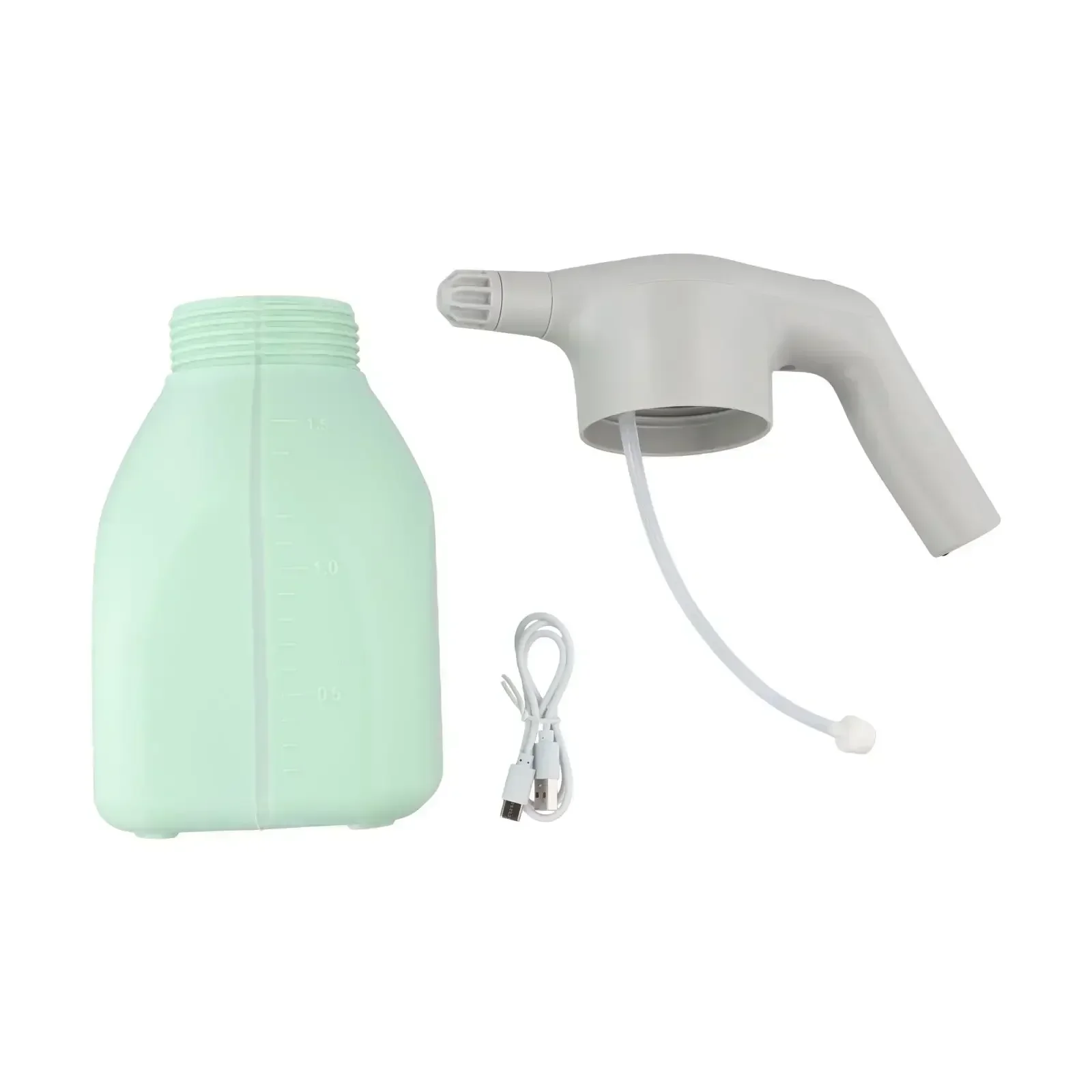 Garden Spray Bottle Electric 1 5L Capacity with Dual Function Spray and Stream Modes for Quick and Reliable Plant Watering Tasks