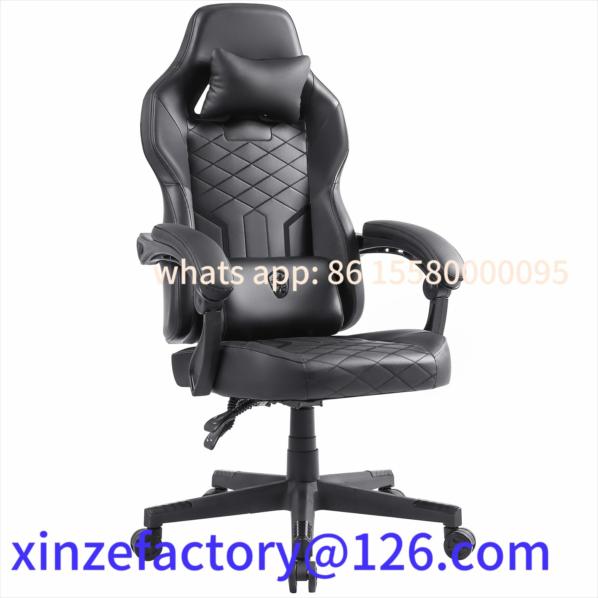 

Customizable Gaming with Pocket Spring Cushion, Ergonomic Computer High Back, Reclining Game Chair