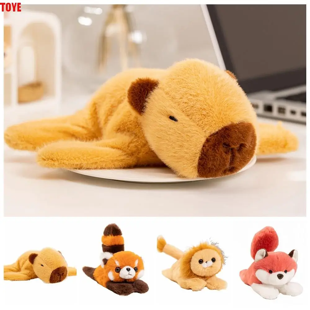 

Simulation Capybara Slap Bracelet Little Raccoon Wrist Style Plush Doll Slap Bracelet Cartoon Rodent Cute