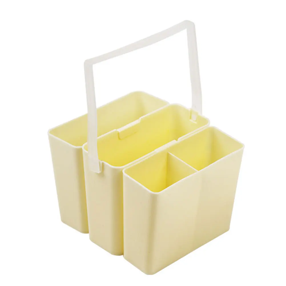 

Multifunctional Paint Brush Washer Detachable 3 Buckets Space Saving Portable Plastic Tool for Artists Kids