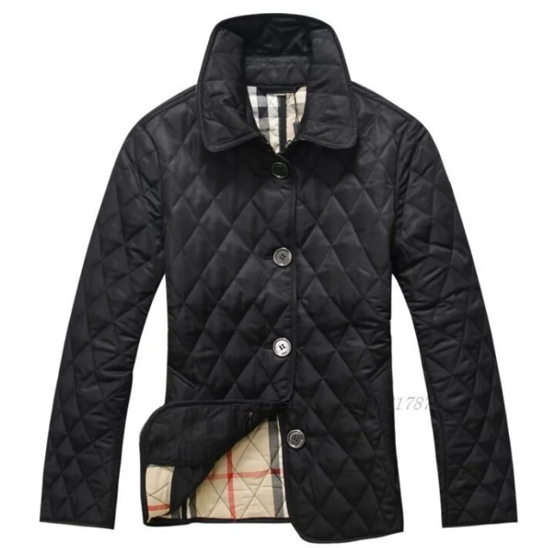 Quilted Coats for Women, Lightweight, Thick Jacket, Padded Tops, Outdoor Wear, Female Clothes, Winter and Autumn, Size M-6XL