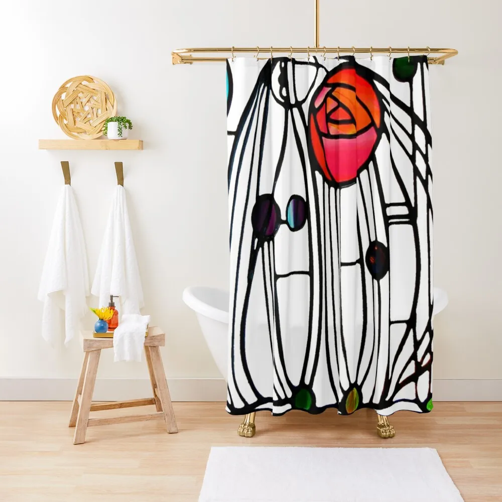 

Charles Rennie Mackintosh - Window,No, 01. Shower Curtain Waterproof Fabric Bathroom Funny Shower Bathroom Showers Curtain