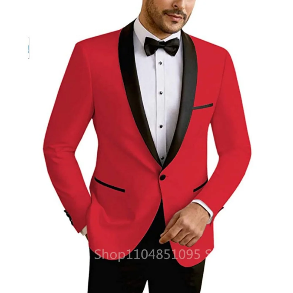 Homme coupe ajustée décontracté solide Blazer marié mariage costume veste meilleur homme dîner smoking manteau mode affaires