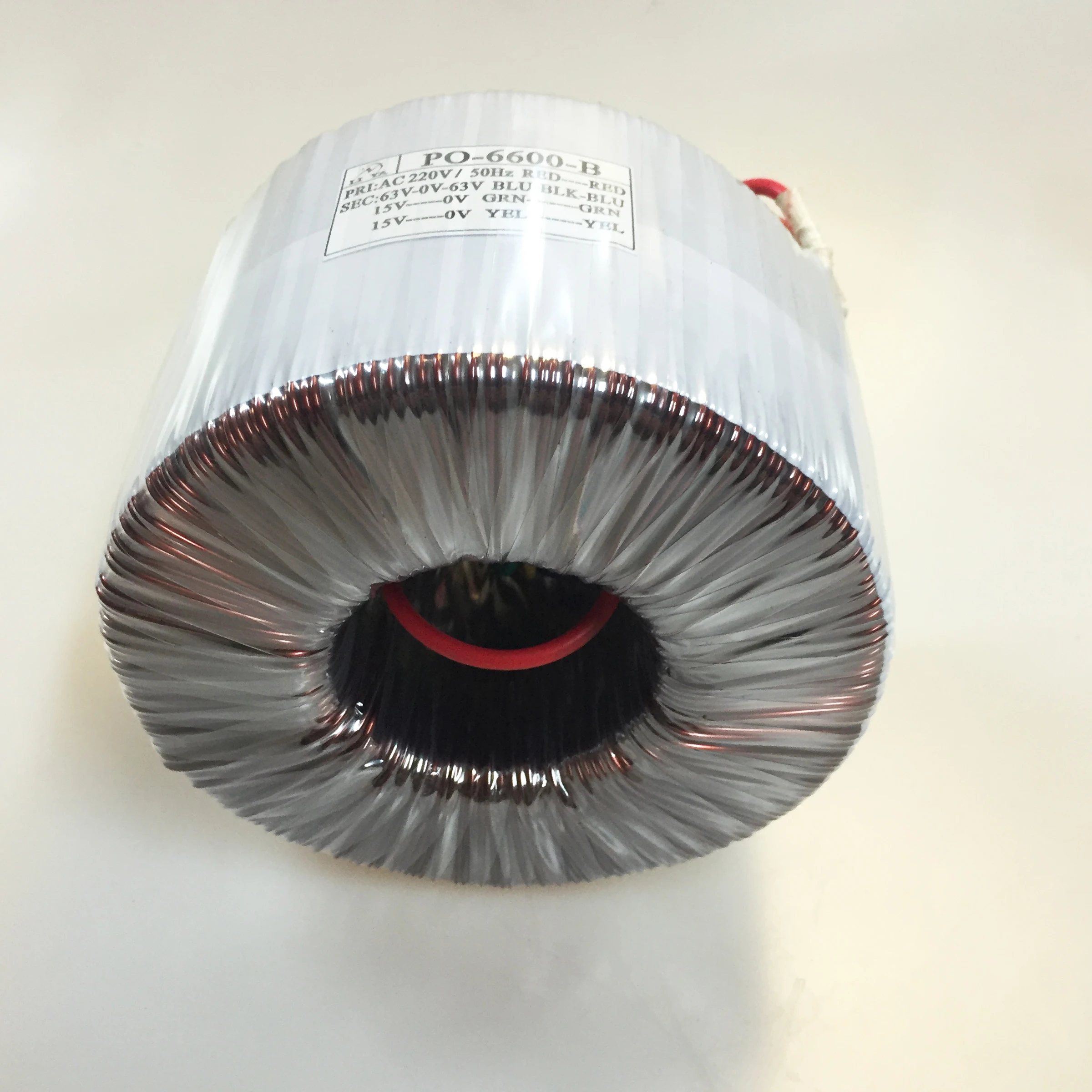 800W toroidal transformer 220V to 63V/15V low frequency isolation single-phase cattle pure copper amplifier transformer