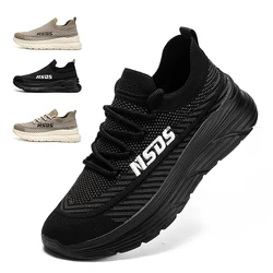 New men's high-end casual shoes, fashionable and versatile sports shoes, summer outdoor breathable thick soled running shoes