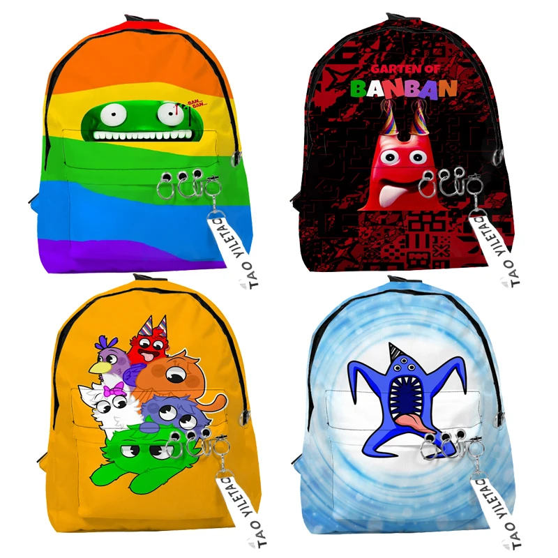 

Cartoon Garten of Banban Backpack Anime Shoulder School Bag for Teenagers Boys Girls Kids Students Schoolbags Mochilas