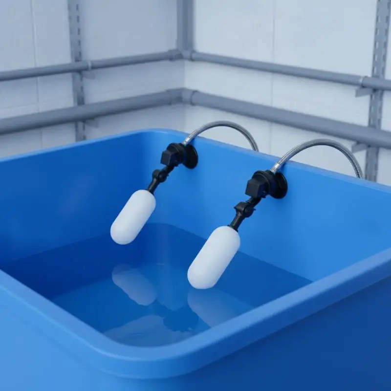 Heavy Duty Floating Auto Fill Valve Automatic Water Level Control Float Ball for Farm Livestock Trough Swimming Pool Water Tank