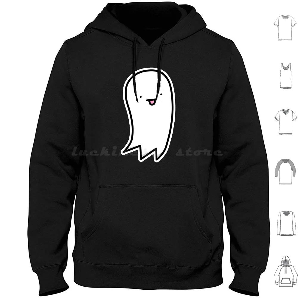 Spooky Boy Hoodie cotton Long Sleeve Ghost Haunt Haunted Spooky Boo Halloween Holiday Ghoul Cartoon Cute Funny Silly