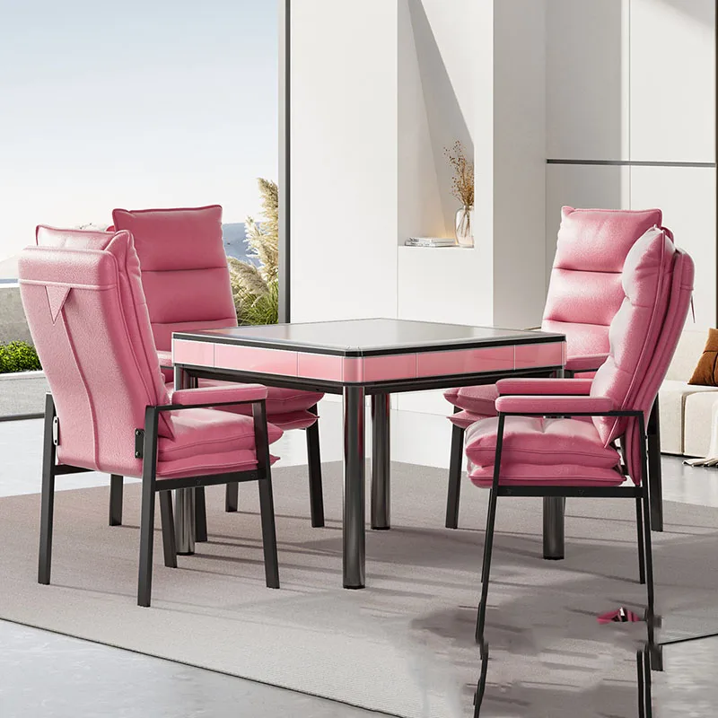 Extended Dining Table Coffee Tables Restaurant Kitchen Furniture Mini Small Transparent Luxury Craft Modern High Mahjong Table