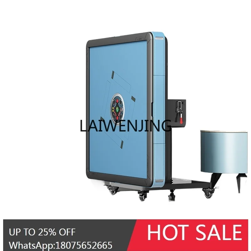 

automatic household folding small apartment dining table dual-purpose roller coaster mahjong table