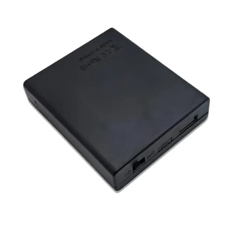 Nuevo soporte para pilas AA de 4 ranuras, caja para pilas No.5 con interruptor de encendido y toma USB, sin luz, caja para pilas AA, 1 unidad
