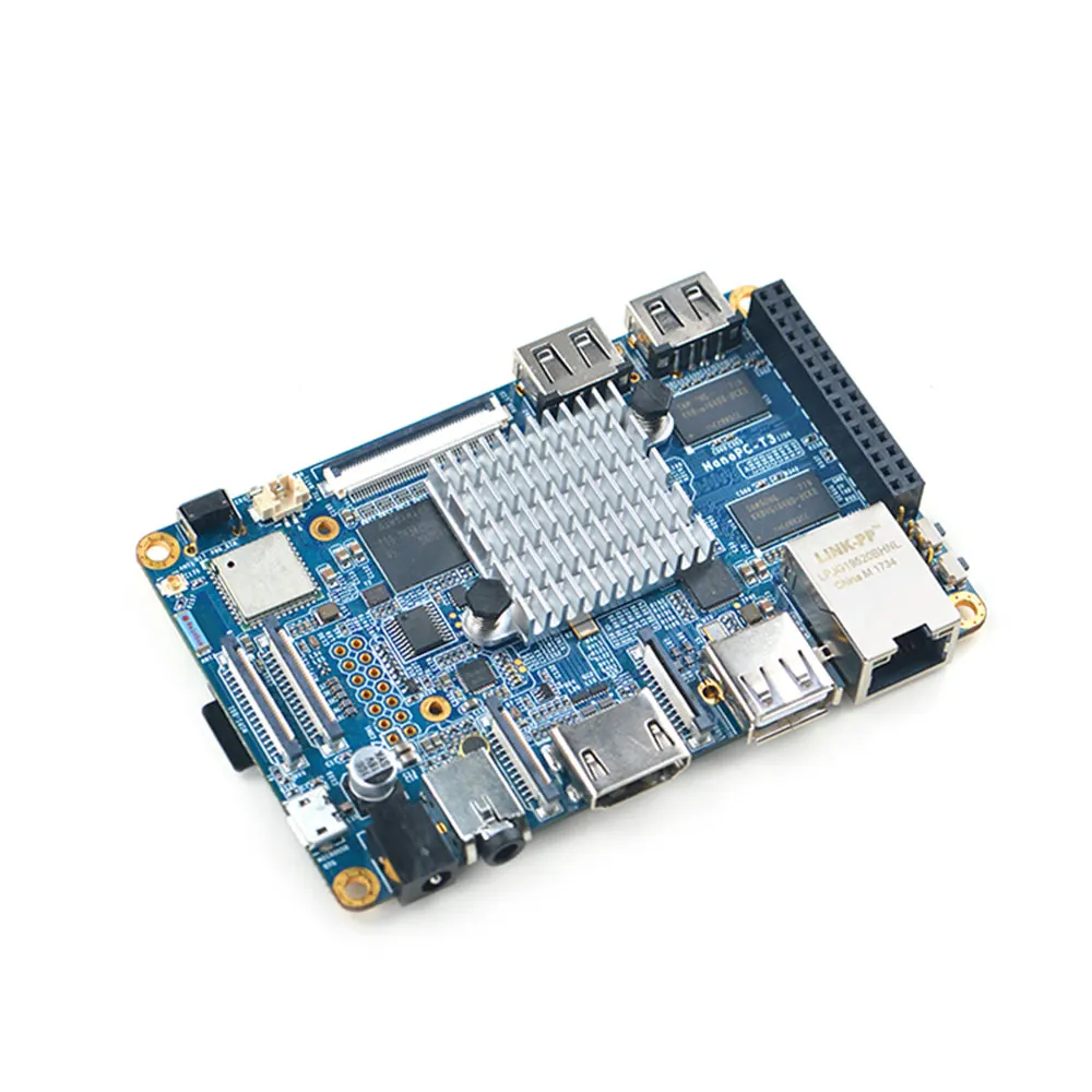 NanoPC T3 Plus Development Board S5P6818 Cortex-A53 1.4GHz+2GB RAM 16GB eMMC With Metal case support Android/Debian