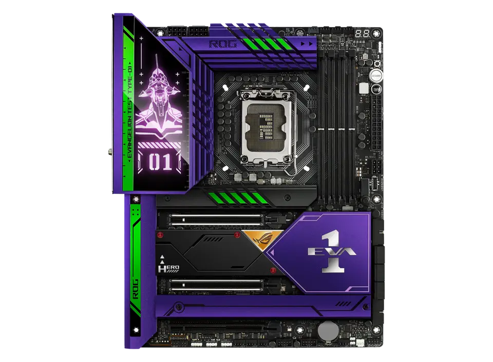 لوحة أم ASUS ROG MAXIMUS Z690 HERO EVA مقبس LGA1700 معالج DDR4 6400+(O.C) ذاكرة مجموعة شرائح Z690 لوحة رئيسية ATX - 5