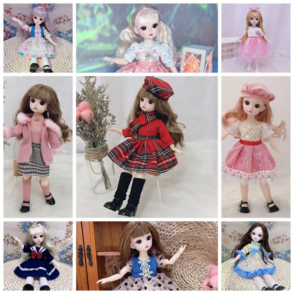 Cute Doll Lovely Clothes 21 Detachable Joints Accessories Cartoon Doll Princess Dress 10 Styles Clothes Decoration